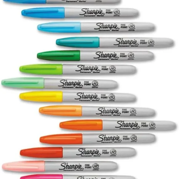Electro Pop Permanent Markers, Fine Tip, Marker Set, Assorted Colors, 24 Count - - Picture 6 of 9